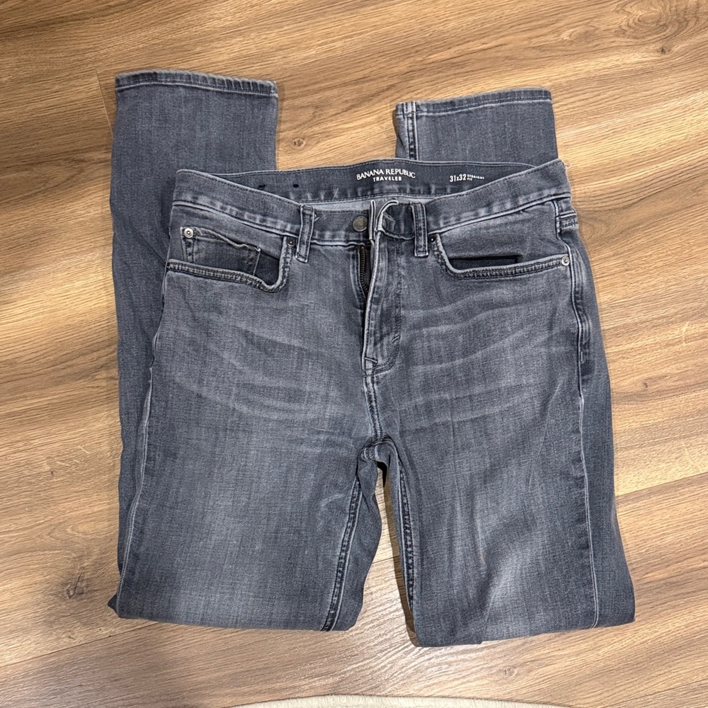 Banana Republic Men's Dark Gray Slim Jeans